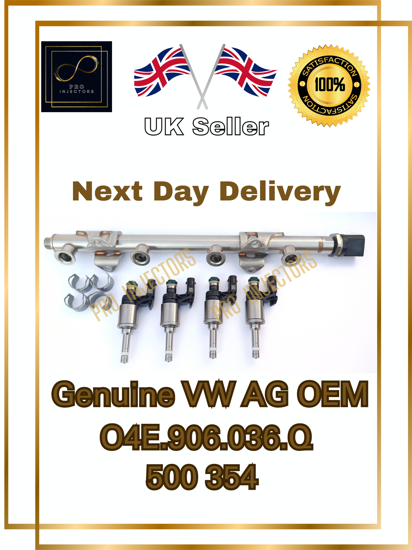 1 Genuine VW AG Fuel injector for AUDI, SKODA O4E.906.036Q