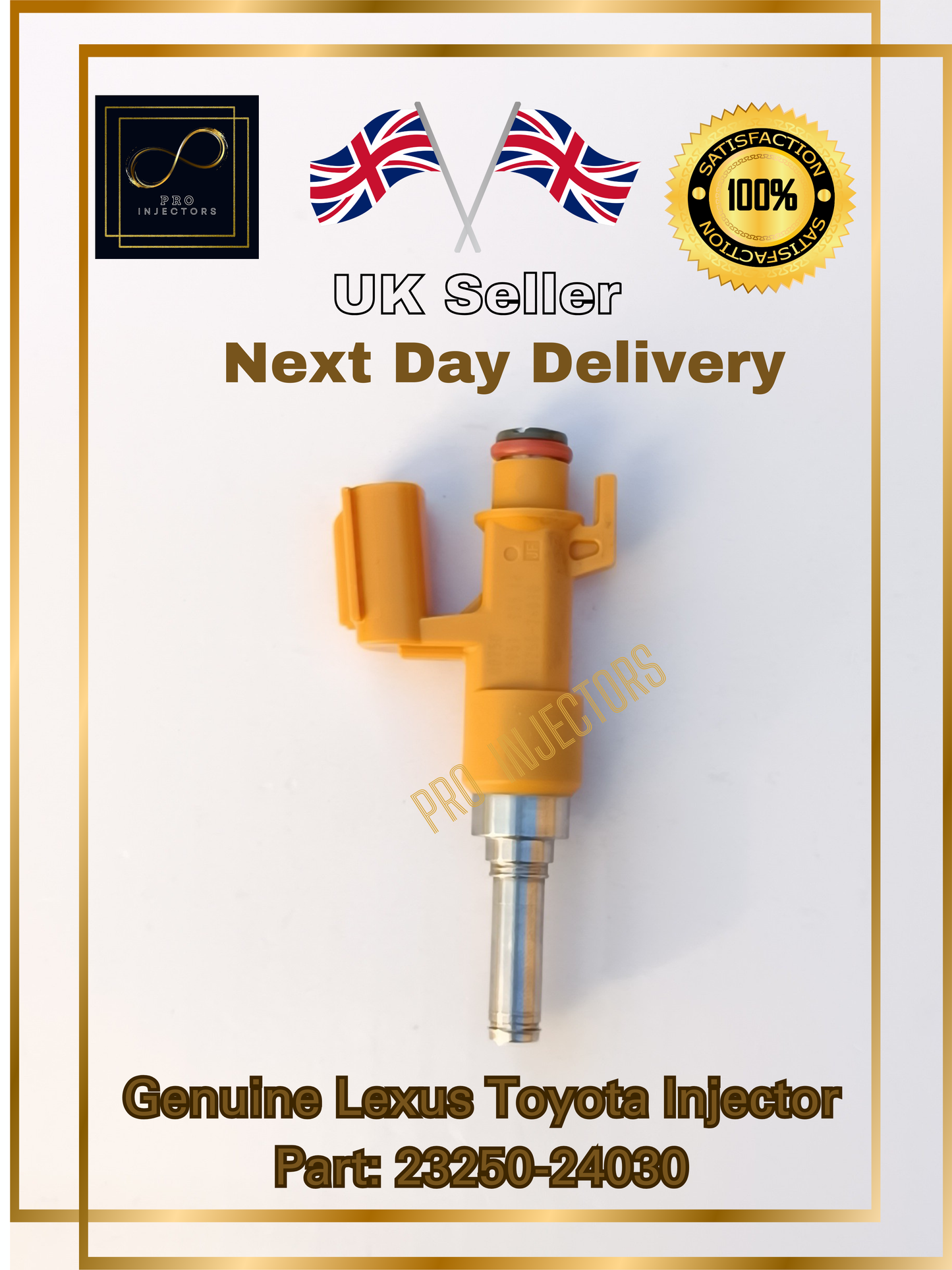 1 Genuine DENSO OEM Fuel injector For TOYOTA LEXUS 2.0L HYBRID PART 23250-24030