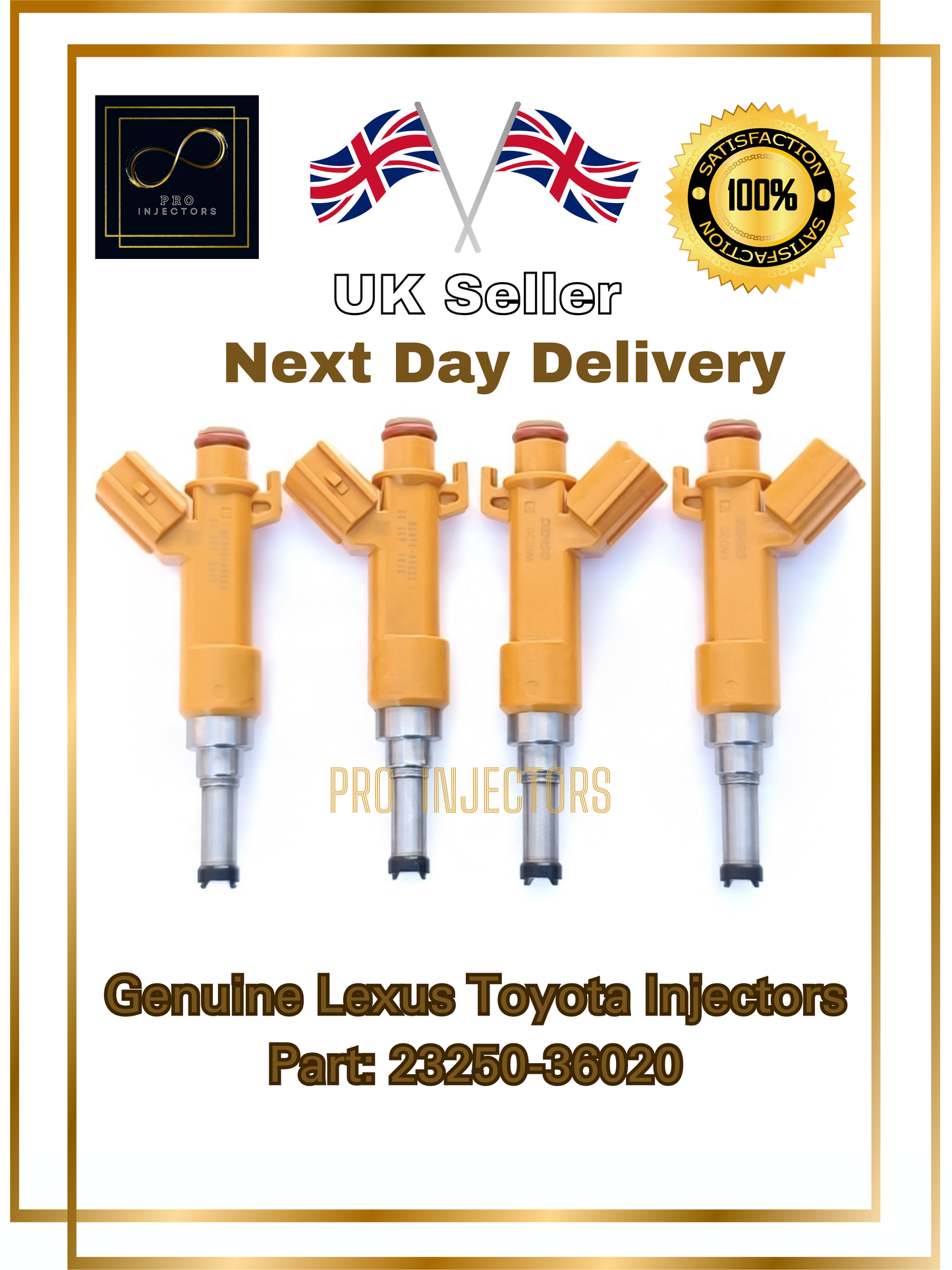 1 Genuine DENSO OEM Fuel injector For TOYOTA LEXUS 2.5L HYBRID PART 23250-36020