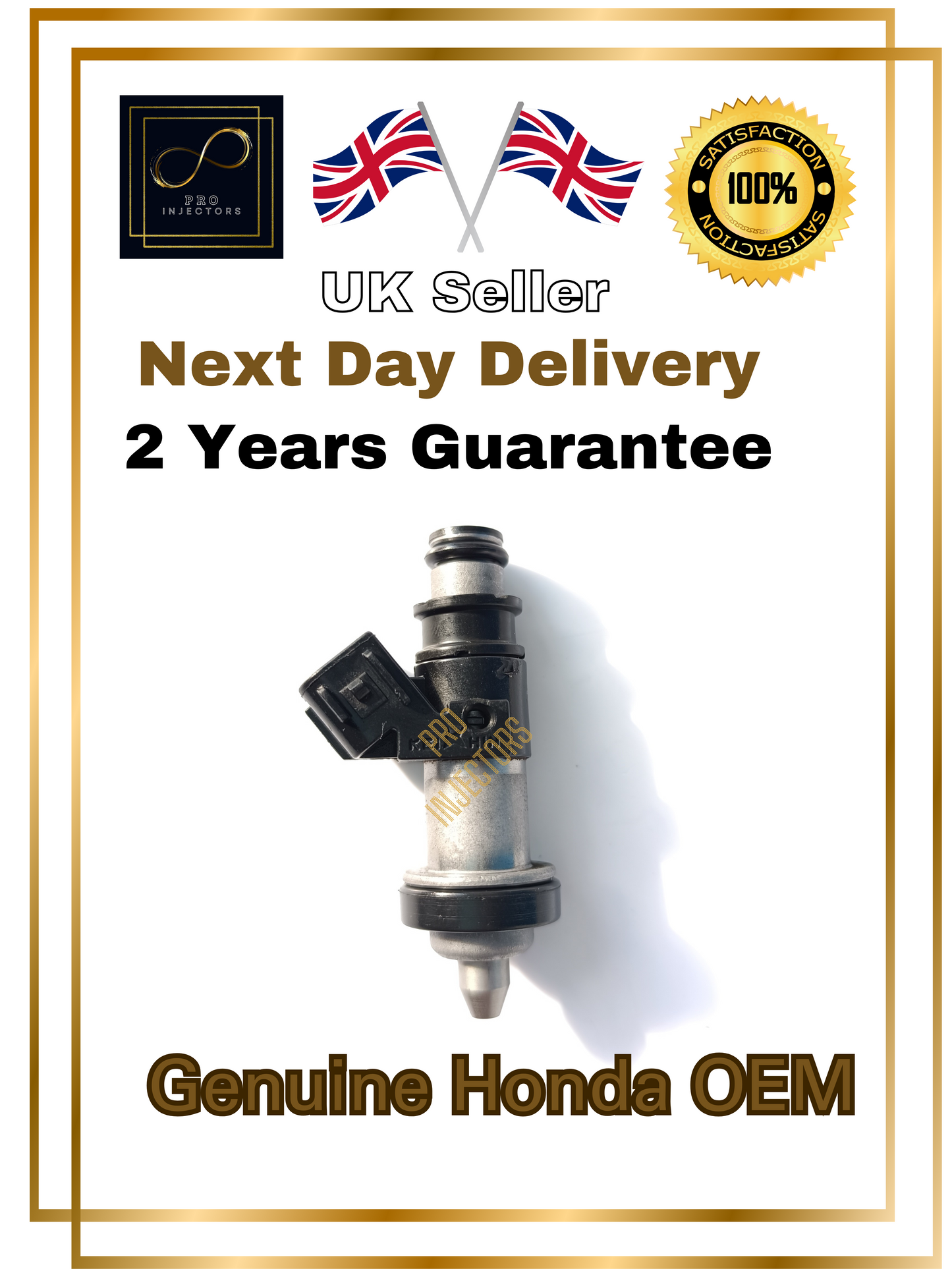 1 x Genuine Honda OEM fuel injector for Honda S2000